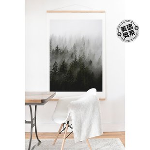 Art Forest Foggy deny Print Magick Fantasy Fir designsNature