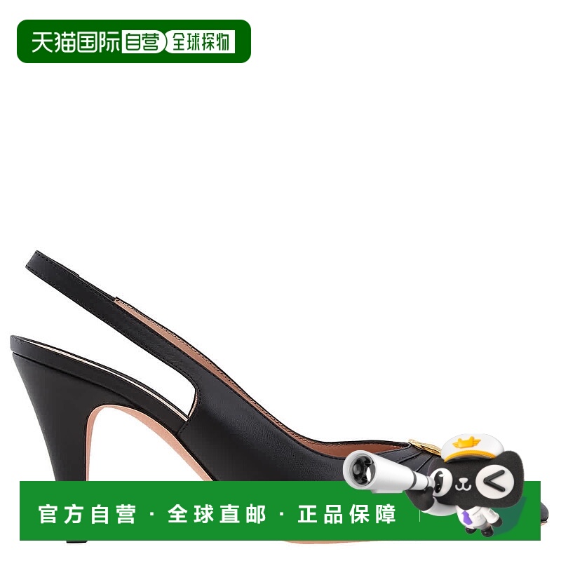 自营 Bally Jolene斜背皮革运动鞋-黑色 美国奥莱直发巴利女鞋