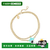 Simons 意大利浅蓝色玻璃海星脚链 克拉金 英寸 自营Ross