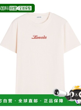 自营lanvinRelaxed Fit Light Pink Top - white 美国奥莱直发