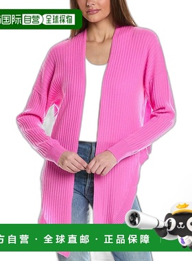 自营 autumn cashmere秋季羊绒罗纹羊绒开衫 - 红色 美国奥莱直发