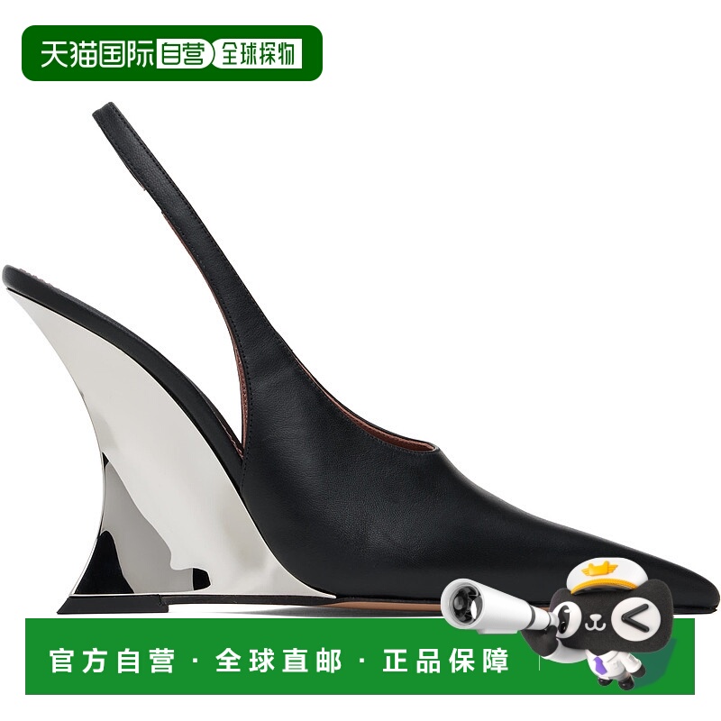 1h可退 香港直邮潮奢 Paris Texas 女士 黑色 Nina 高跟鞋 PX1415