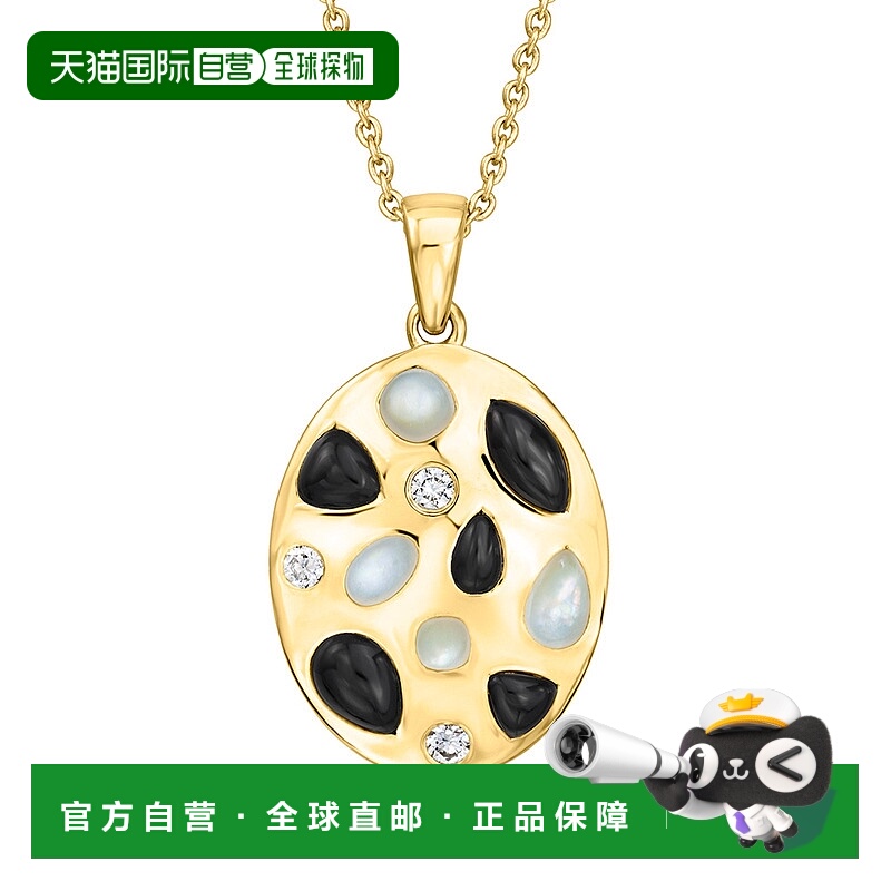 自营Ross-Simons Onyx, Mother-Of-Pearl and . Lab-Grown Diamon