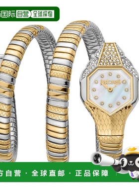 自营Just Cavalli Women's Snake 316L Stainless Steel Watch -