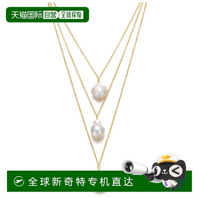 自营 geneviveSterling Silver 14k Gold Plated with Freshwater