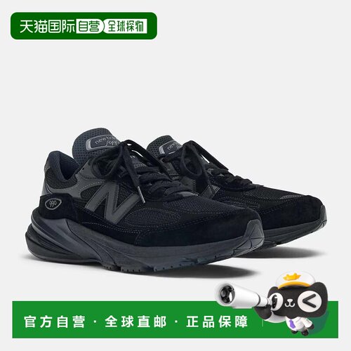 自营New Balance美国制造990V6 U990BB6 Mens 2E黑色生活方式鞋HT