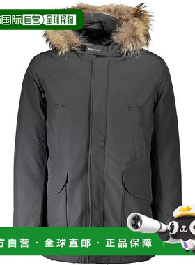 自营 Woolrich 棉质男士夹克 - 灰色 美国奥莱直发外套