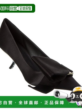 自营 salvatore ferragamoFerragamo Erica 缎面高跟鞋 - 黑色 美