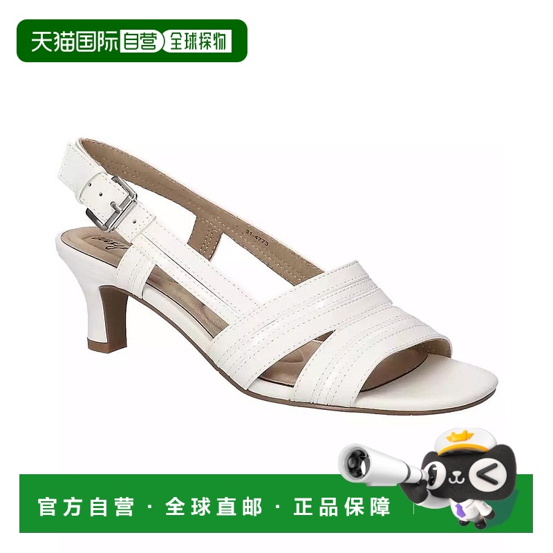 1小时内可退 【美国直邮】easy street 女士 凉鞋高跟外穿休闲 百