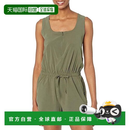 自营prAna Railay连体衣女绿色宽松勺子领一件FROG197-绿色 美国
