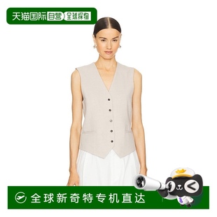 BING A0110019 香港直邮潮奢 马甲 1h可退 Lena 女士 ANINE 驼色