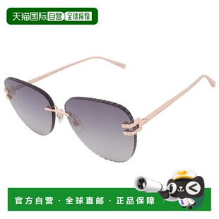 自营Chopard女士62mm太阳镜SCHL55M620300-闪亮玫瑰金 美国奥莱直