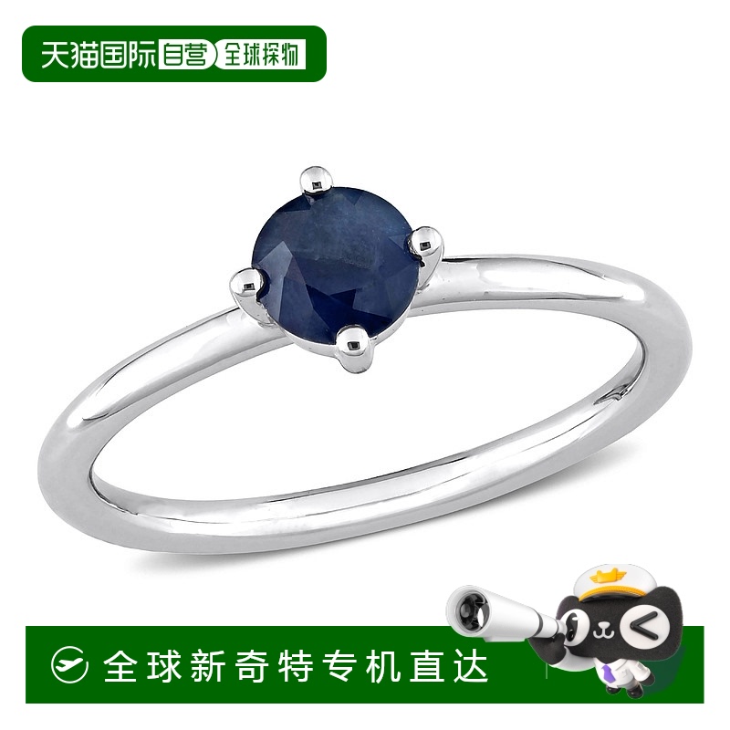 美国直邮julianna b 女士 戒指蓝宝石白金