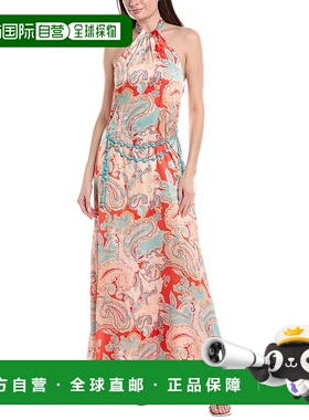 自营 amur阿穆尔牧羊犬Halter礼服-红色 美国奥莱直发服饰连衣裙