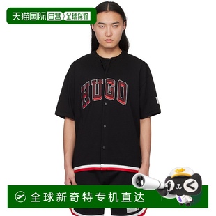 黑色 50510176 雨果 香港直郵潮奢 男士 襯衫 HUGO Basketball