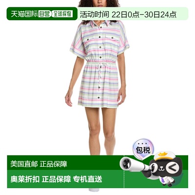 自营Chaser Heirloom Mini Shirtdress - Red 连衣裙美国直发奥莱