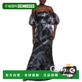 灰色 自营Rene Ruiz印花天皇服 美国奥莱直发连衣裙长裙