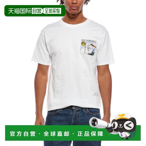 自营obey奥比T恤-白色 美国奥莱直发