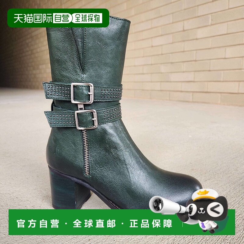 自营eric michaelWomen's Mariska Mid Calf Boot In Green - gre
