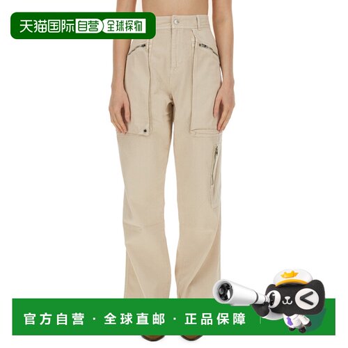 香港直邮ISABEL MARANT 裤子 直筒裤PA0341FD_B2H07I23EC