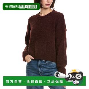 Shoulder Dropped Eyelash Sweater 美国奥 自营Bella red Dahl