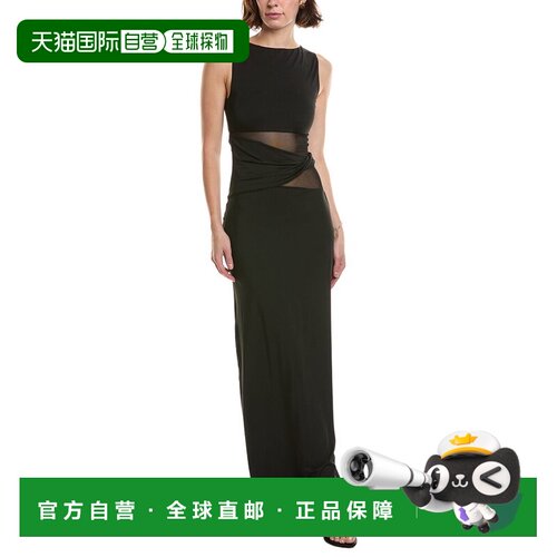 自营NIA Ione长裙-黑色 美国奥莱直发连衣裙