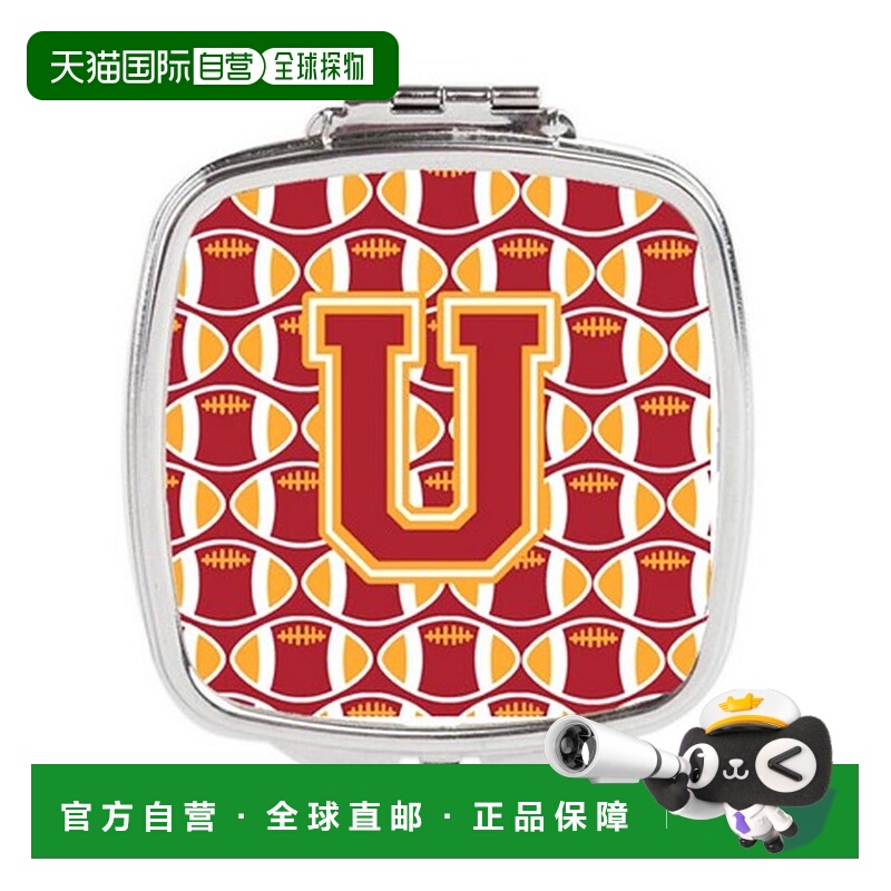自营 Carolines Treasures CJ1070-USCM 字母 U 足球红衣主正品