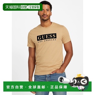 Crewneck taupe Logo toasted 美国奥莱直发 Tee 自营guessReyn