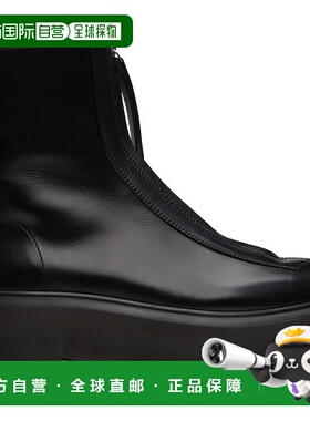 1h可退 香港直邮潮奢 The Row 女士 黑色 Zipped I 踝靴 F1144L64