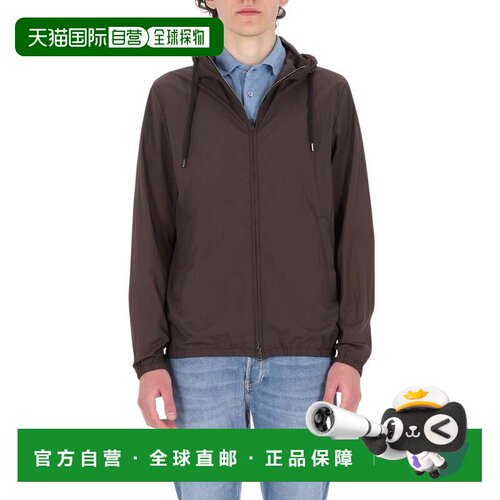 自营herno棕色轻压花尼龙飞行员夹克-灰色 美国奥莱直发