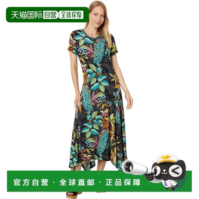 自营Johnny Was The Janie Favotire Asymmetric Knit Midi Dress