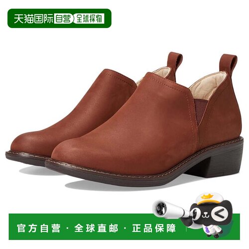 自营alegriaAleg ria Merle靴子女士黄褐色光泽皮革及踝短靴RMS94