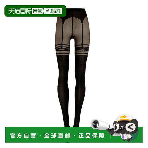 自营wolfordSuspender Tights - black/black 美国奥莱直发性感