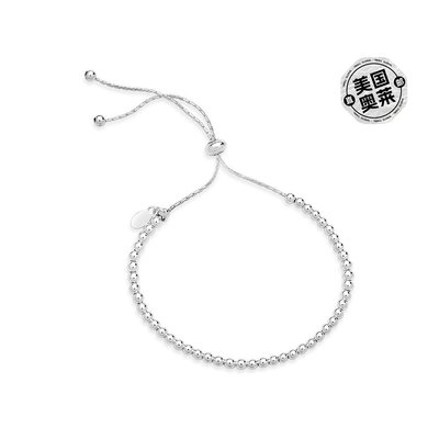 sterling forever串珠滑块手链 - 银色 - 银色 【美国奥莱】直发