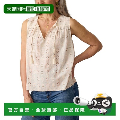 自营Faherty Skylar Top - orange 美国奥莱直发上衣背心