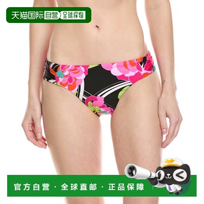 自营Trina Turk Tab Side Hipster Bikini Bottom - multi 美国奥