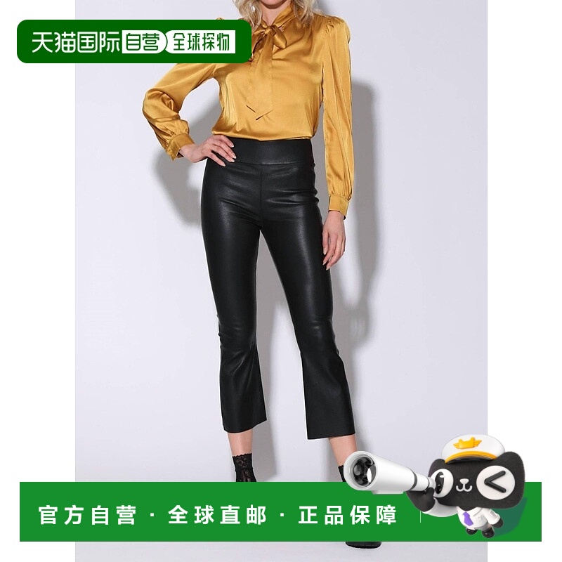 自营walter bakerLuisa Leather Pants In Black - black 美国奥