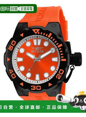 自营Invicta Men's Pro Diver 51mm Orange Quartz Watch - orang