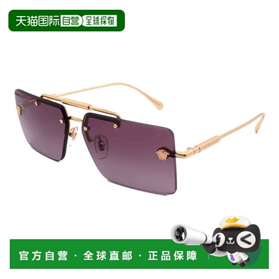 自营versace范思哲太阳镜VE2245-10028H-60-13-145非极化金 美国