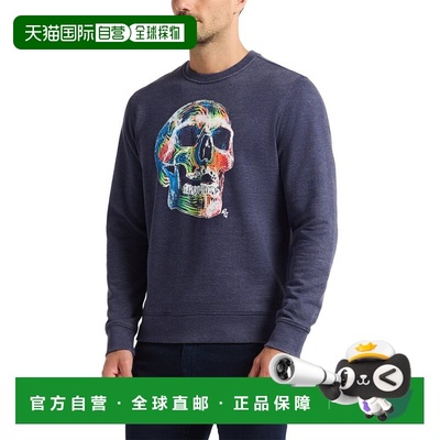 自营Robert Graham Neon Bones Graphic Sweatshirt - navy 美国