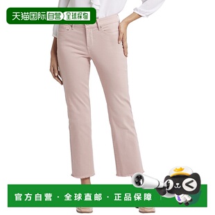 粉红色 自营NYDJ Meadow脚踝牛仔裤 Bell 美国奥莱直发 Marilyn