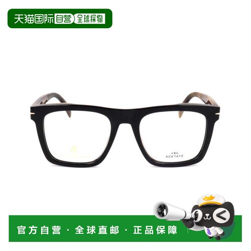 自营david beckhamDb 7020 Bold Square Frame Eyeglasses - blac