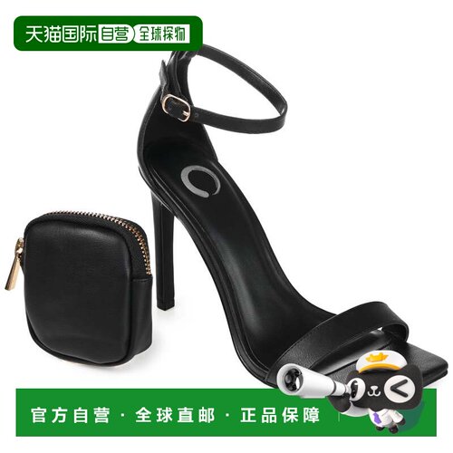 自营Journee Collection 女式 Tru 舒适泡沫 Everton 高跟鞋 - 黑