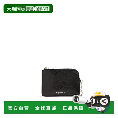 自营Alexander McQueen Calfskin Clutch Men's Bag - black 美国