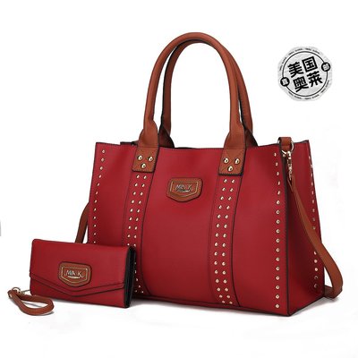 mia k collectionDavina Vegan Leather Women’s Tote Bag