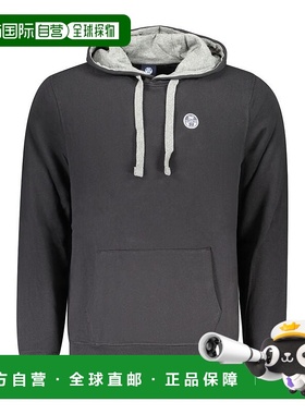 自营North Sails Cotton Men's Sweatshirt - black 美国奥莱直发