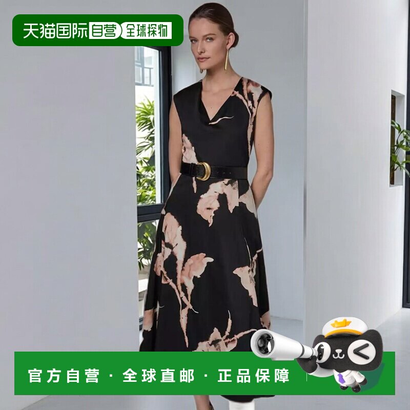 1h可退 【美国直邮】donna karan/唐娜凯伦 女士 连衣裙背带裙