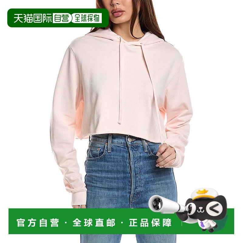 自营LAmade Gigi Cropped Pullover Hoodie - pink 【美国奥莱】