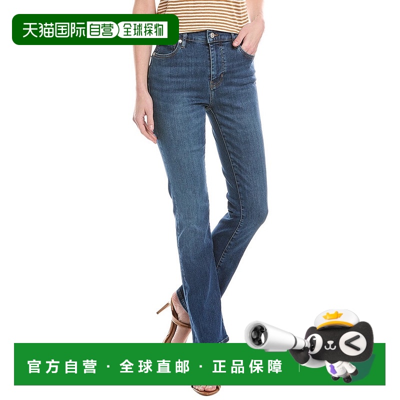 自营 frame denimFRAME牛仔Le High Skywalk直筒牛仔裤-蓝色 美国