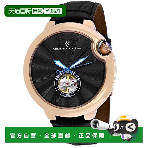 自营Christian Van Sant Men's Cyclone Automatic Black Round 4